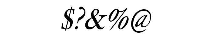 HollaMediaeval-Oblique Font OTHER CHARS