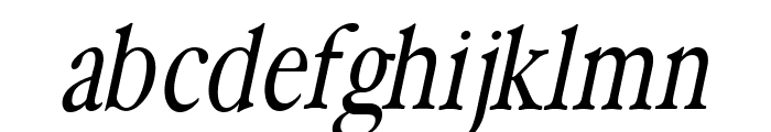 HollaMediaeval-Oblique Font LOWERCASE
