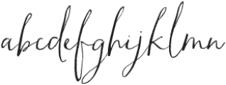 Hollyhock otf (400) Font LOWERCASE