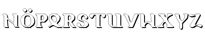 Holy Empire Shadow Font LOWERCASE