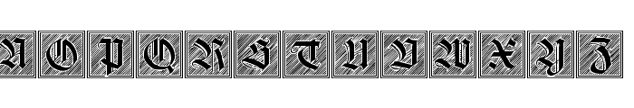 Holzschnitt-Initialen Font LOWERCASE