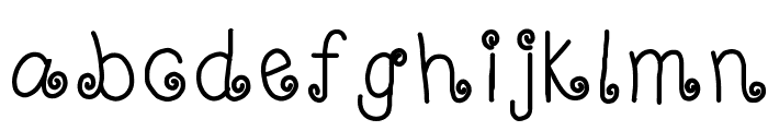 HomegirlCurlUp Font LOWERCASE