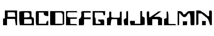Homemade Robot Expanded Font LOWERCASE