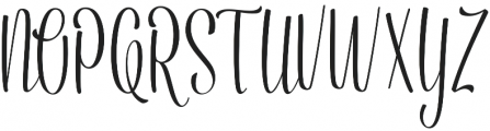 Honeymoon otf (400) Font UPPERCASE