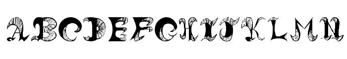 Horn Font UPPERCASE