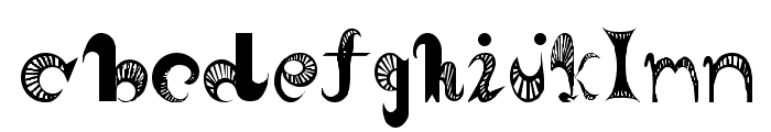 Horn Font LOWERCASE