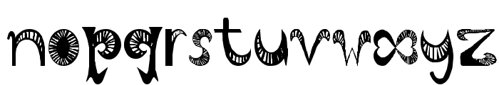 Horn Font LOWERCASE