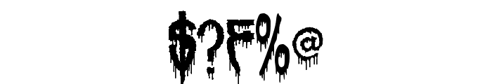 Horrorfind Font OTHER CHARS