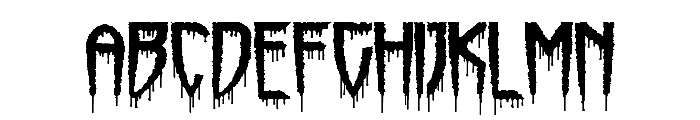 Horrorfind Font LOWERCASE