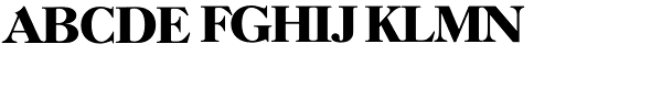 Horsham Serial Bold Font UPPERCASE
