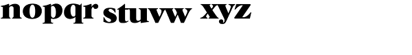Horsham TS-Bold Font LOWERCASE