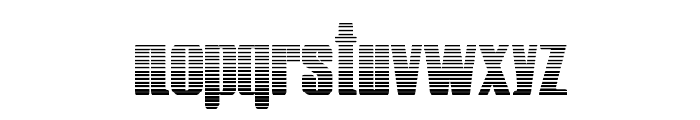 Hostil Gradient Font LOWERCASE