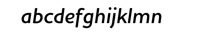 Houschka Pro Demi Bold Italic Font LOWERCASE