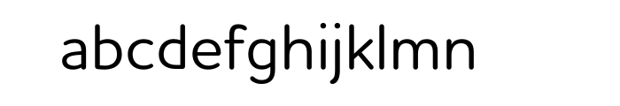 Houschka Rounded Medium OT Font LOWERCASE