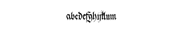 holyrose-font-midnightea Font LOWERCASE