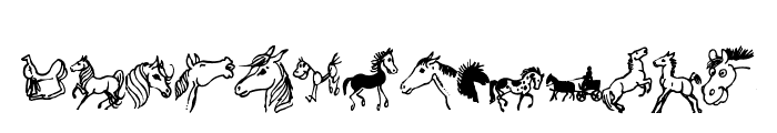 horsedings Font LOWERCASE