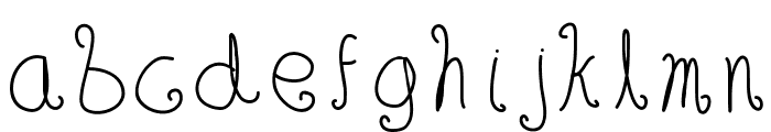 HsfHoneyWind Font LOWERCASE