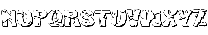 Hulkbusters 3D Font UPPERCASE