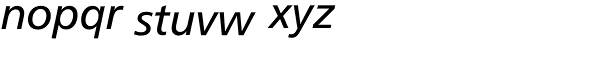 Humanist 777 Italic Font LOWERCASE