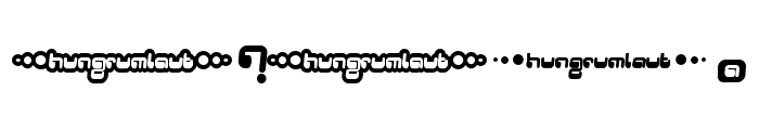 Hungrumlaut Font OTHER CHARS