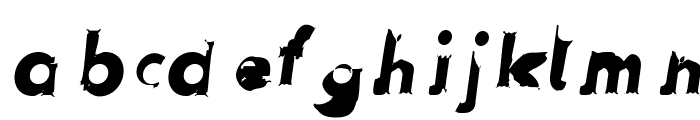 Hussar Przerywany Oblique Font LOWERCASE