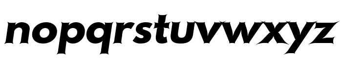 Hussar Szturm Oblique Font LOWERCASE