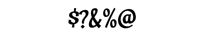 Huxtable-Regular Font OTHER CHARS