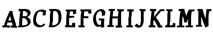 Huxtable Font UPPERCASE