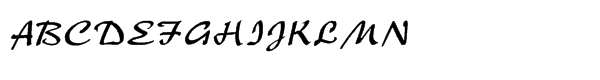 HY Xing Kai Simplified Chinese J Font UPPERCASE