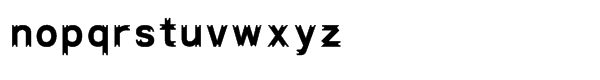 HY Xing Shi Traditional Chinese F Font LOWERCASE