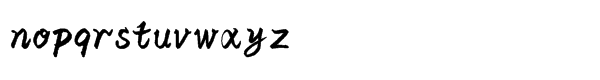 HY Xueun Simplified Chinese J Font LOWERCASE