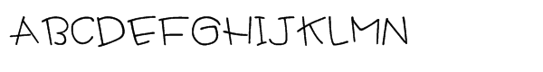 HY Ya Ya Simplified Chinese J Font UPPERCASE