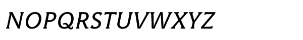 Hybrid Medium ItalicMultilingual Font UPPERCASE