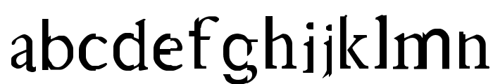 Hybrid Font LOWERCASE