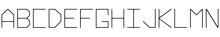 Hyperspace Font LOWERCASE