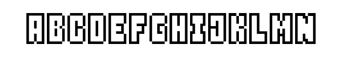 Ice Pixel-7 Font UPPERCASE
