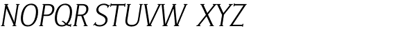 Ideal Gothic Italic Font UPPERCASE