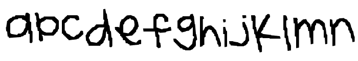 idk gay Font LOWERCASE
