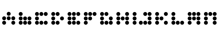 imajix 9dot  Normal Font UPPERCASE