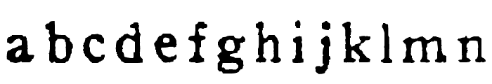 In_alphabet Font LOWERCASE
