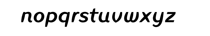 Inagur Com Medium Italic Font LOWERCASE