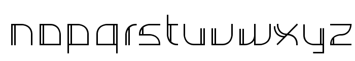 Individigital Thin Font LOWERCASE