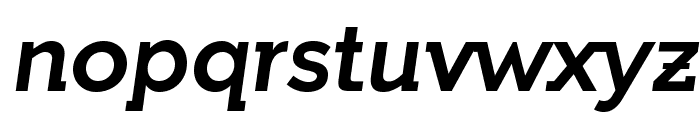 IndultaSemiSerif-Italic Font LOWERCASE