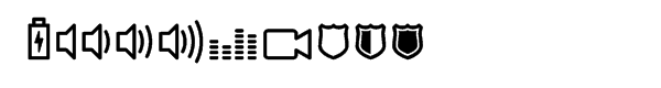InfoBits Symbols Font OTHER CHARS