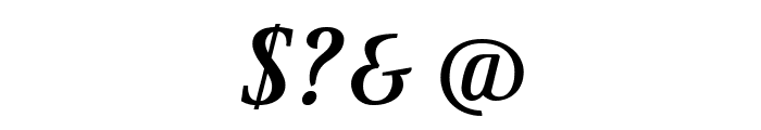 Ingleby Bold Italic Font OTHER CHARS