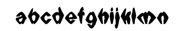 Ingothical Weird Solid Font LOWERCASE