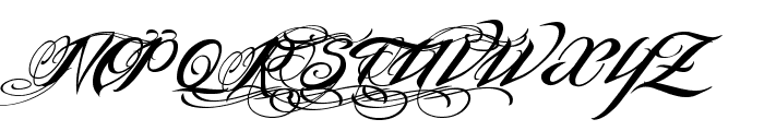 InkInTheMeat-Tial Font UPPERCASE
