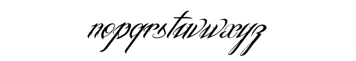InkInTheMeat-Tial Font LOWERCASE