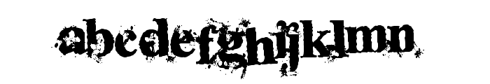 InkSpecial Font LOWERCASE