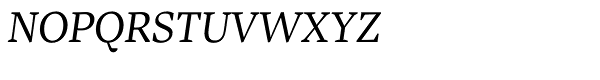 Inka A Text Regular Italic Font UPPERCASE